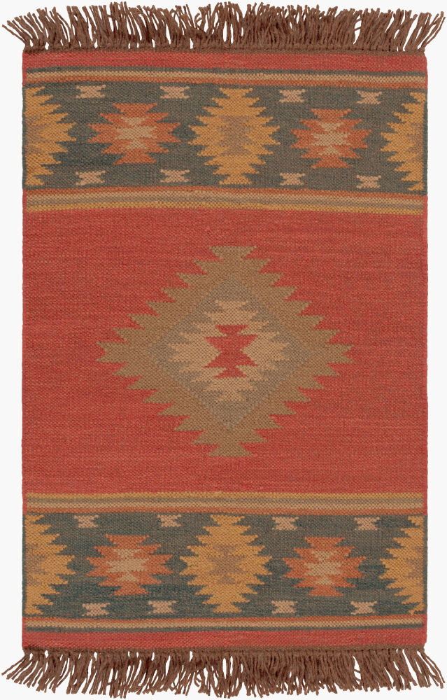 Jewel Tone Handmade Rug, by Surya, 3' length x 2' width