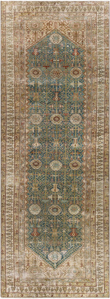 Antique One of a Kind Handmade Rug, by Surya, 16'4" length x 6' width