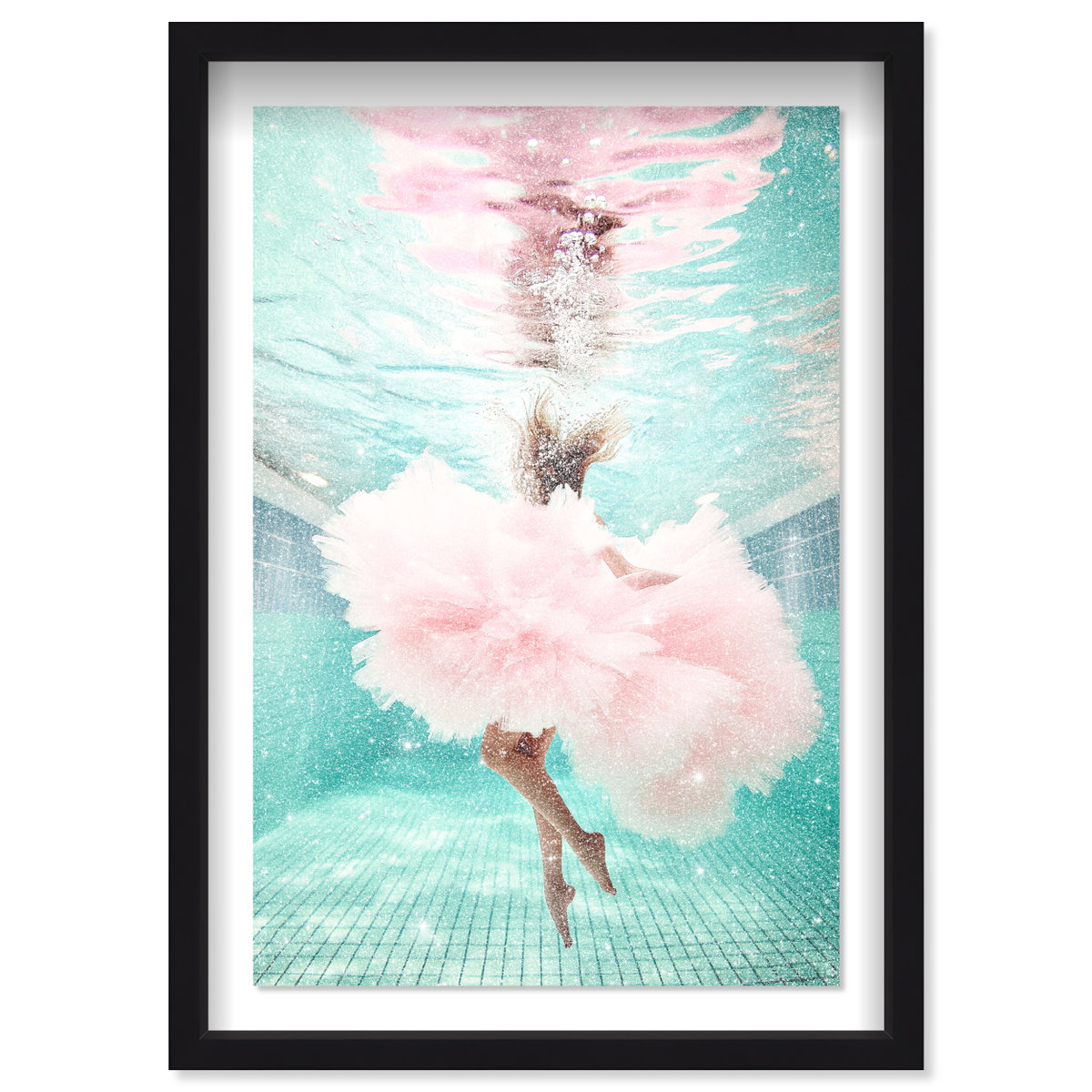 Aquatic Ballerina II (Diamond Dust), Art by Oliver Gal,  24x36 View 1