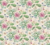 Midsummer Floral Pink Wallpaper, by York Wall, 27' length x 2'3" width x 0.02" depth thumbnail