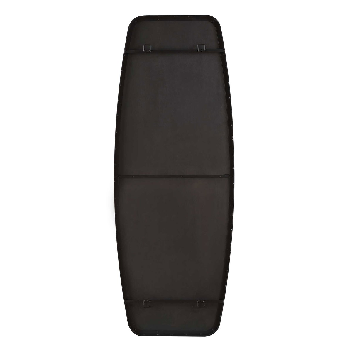 Caspian Curved Black Dressing Mirror, Floor Mirror by Uttermost, 27.75" width x 71.87" height x 2" depth View 7