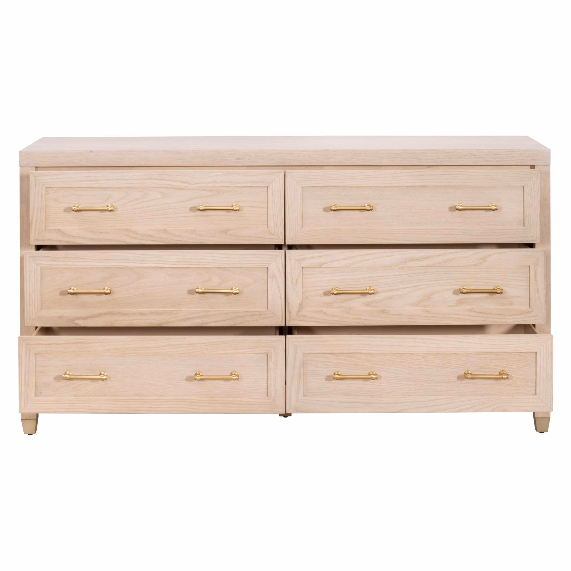 Stella 6-Drawer Double Dresser, by Essentials for Living, 66" width x 36" height x 20" depth View 2