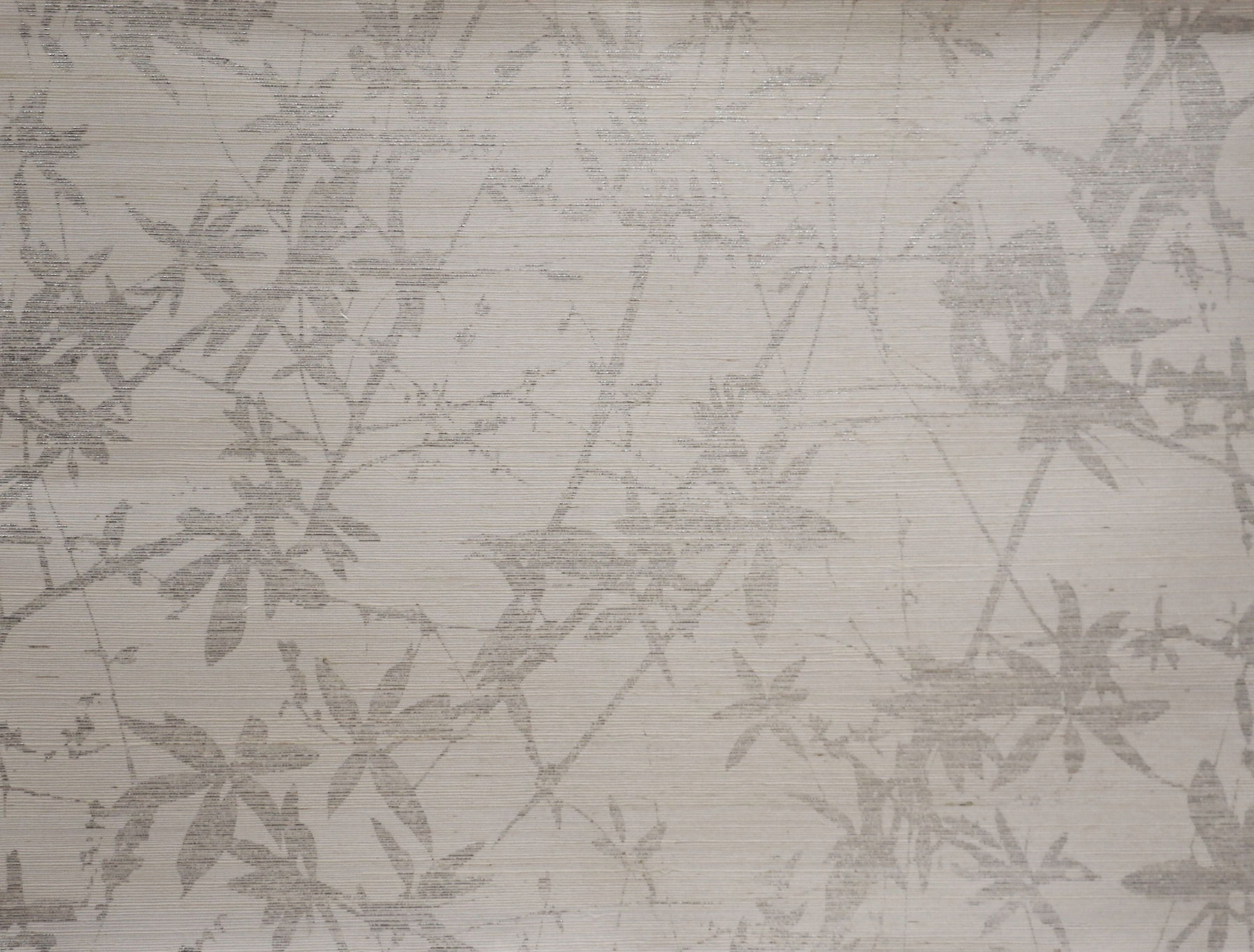 Sylvan Silver & White Wallpaper large image 