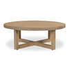 Joel Coffee Table Natural, by Moe's Home, 42" width x 15" height x 42" depth thumbnail 3