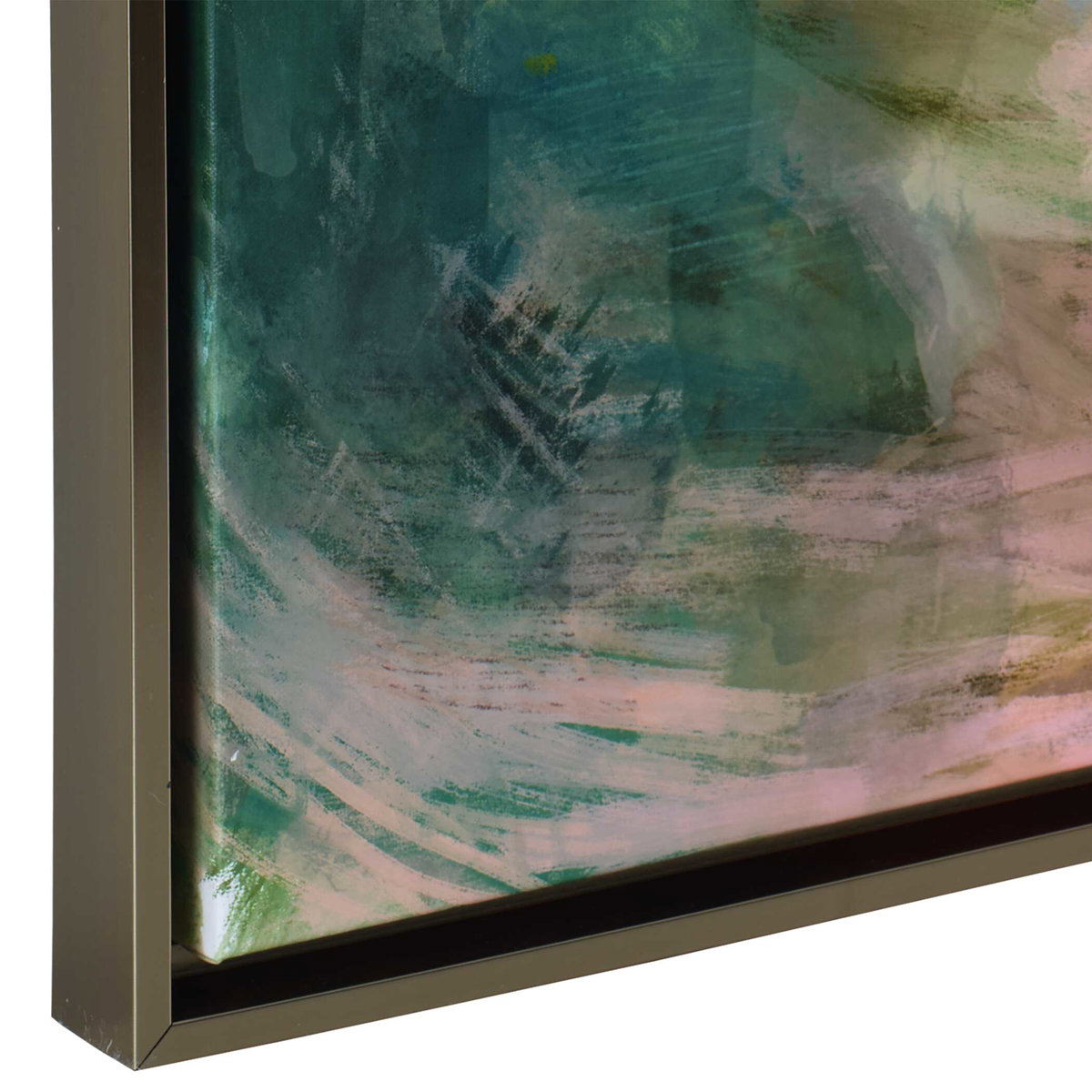 Forever Ever Framed Abstract Art, by Uttermost, 37.5" width x 37.5" height x 2" depth View 6