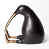 Dodo 7L x 4W Black Cast Aluminum Mauritian Bird Sculpture thumbnail 6