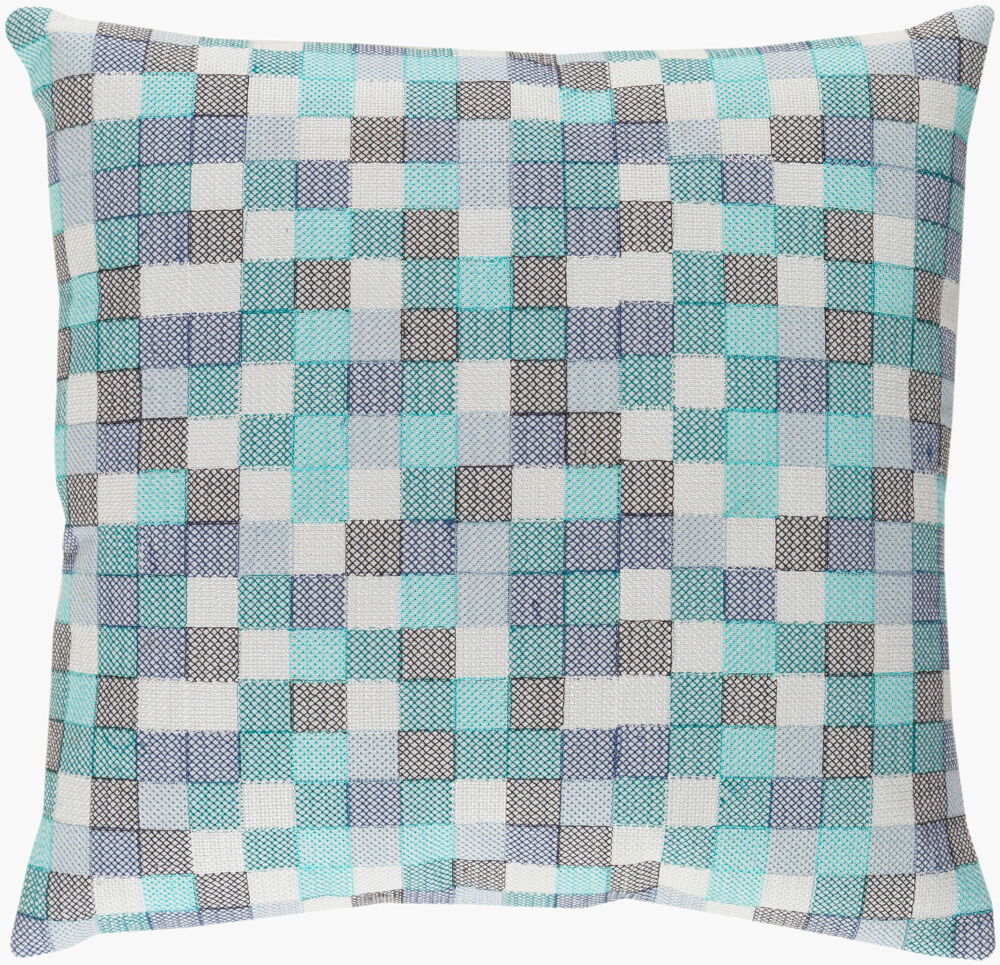 Modular Accent Pillow, Decorative Pillow by Surya, 18" length x 18" width
