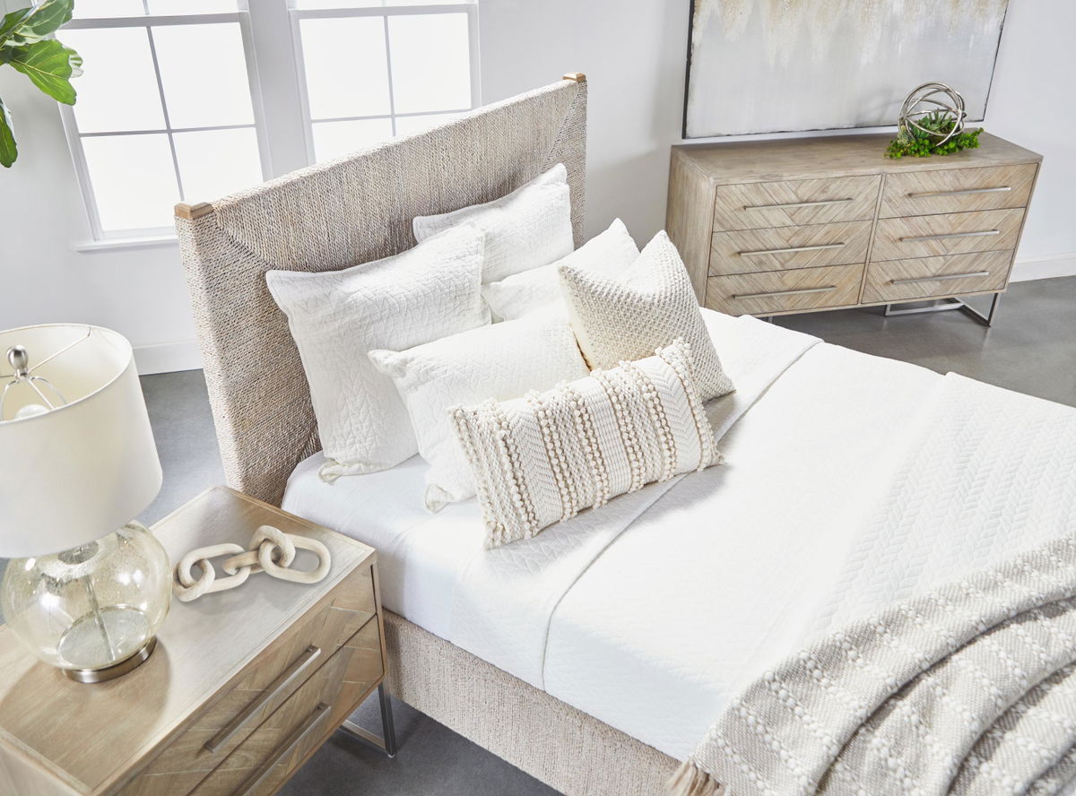 Malay Cal King Bed, by Essentials for Living, 77.25" width x 54" height x 91.25" depth View 18