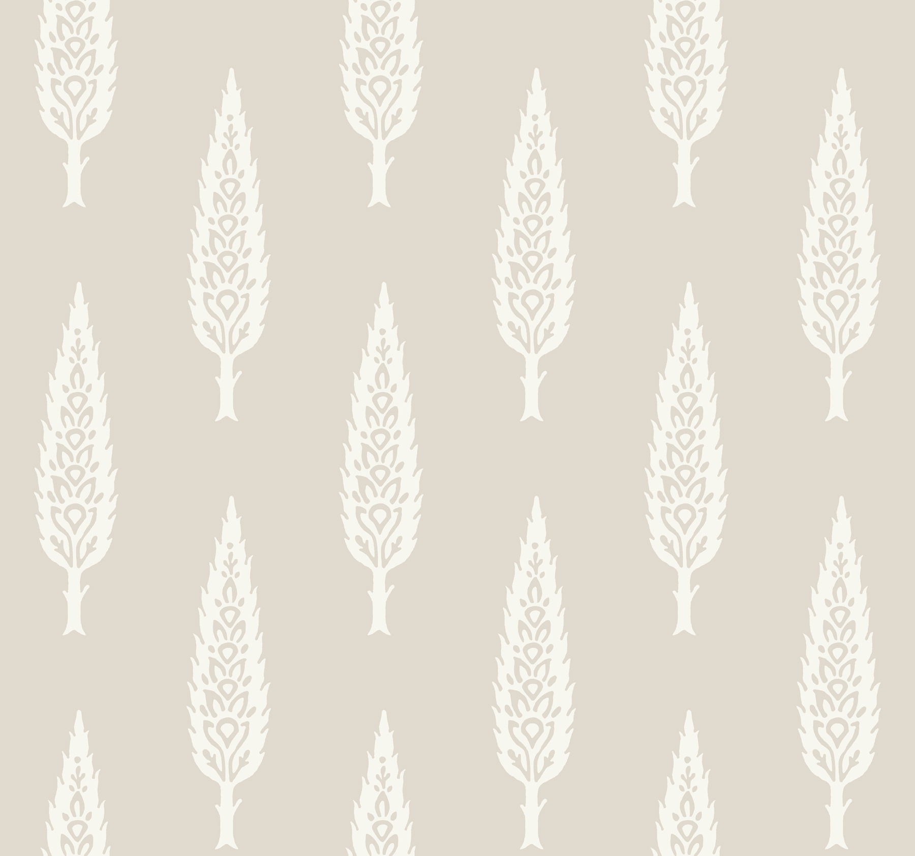 Juniper Tree Taupe Wallpaper, by York Wall, 27' length x 2'3" width x 0.02" depth View 1