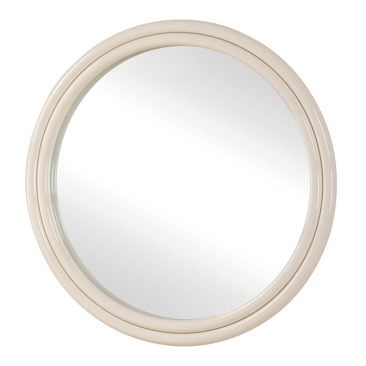 Florian Warm White Round Mirror, by Uttermost, 38.5" width x 38.5" height x 2" depth View 5