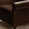 Harmony Accent Chair Dark Brown Faux Mohair thumbnail 8