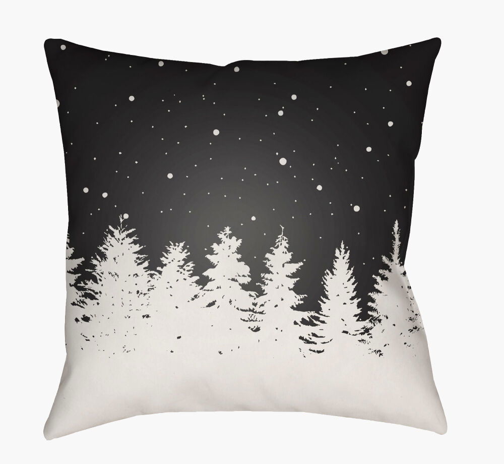 Trees Accent Pillow, Decorative Pillow by Surya, 18" length x 18" width