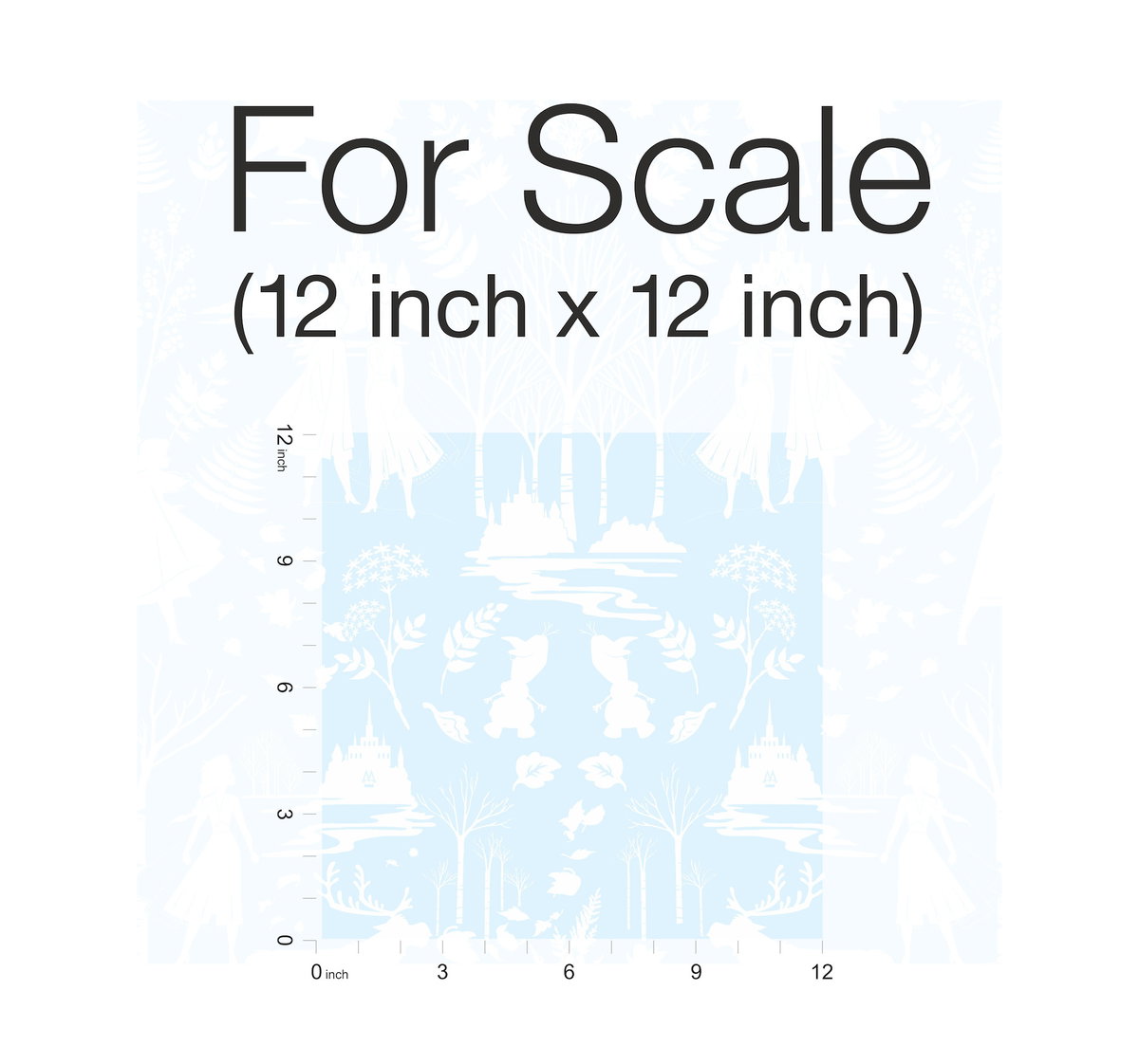 Disney Frozen 2 Nordic Green & Glitter Wallpaper, by York Wall, 33' length x 1'8.5" width x 0.02" depth View 3