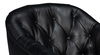 Coolidge Leather Swivel Chair, Black thumbnail 3