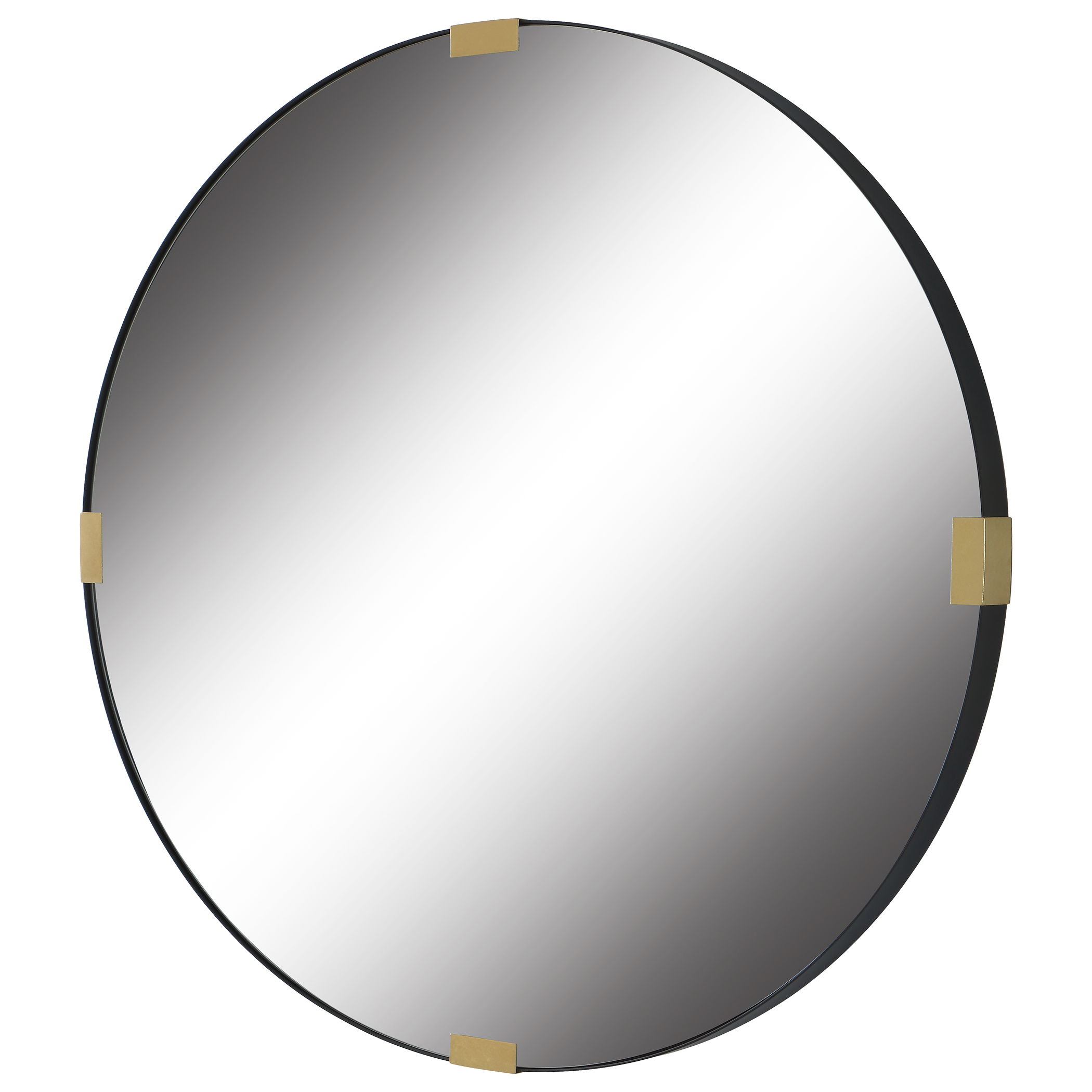 Clip Modern Round Mirror large image 