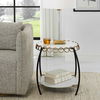 Chainlink White Marble Side Table thumbnail 3