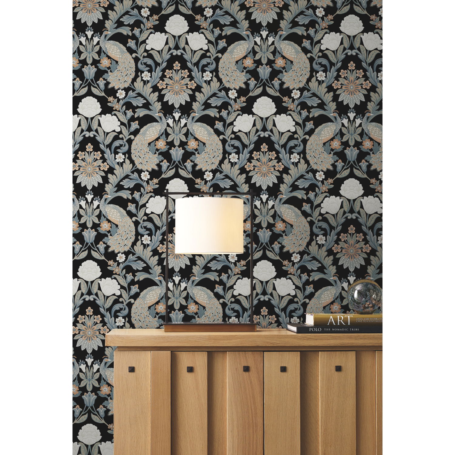 Plume Dynasty  Black Wallpaper large image 