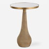 Terra Brass Accent Table, Furniture by Uttermost, 16" width x 24" height x 16" depth thumbnail 1
