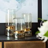 Adriatic II Large Brushed Gold Metal Glass Vase thumbnail 2
