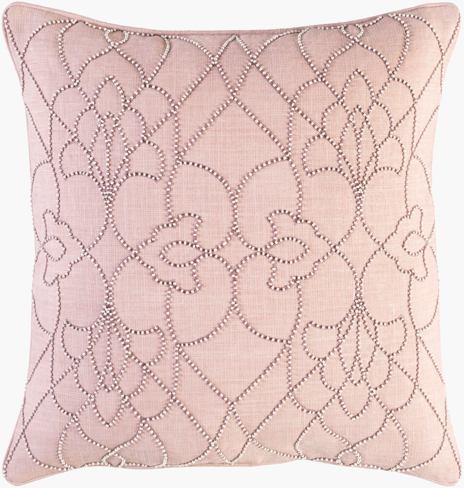 Dotted Pirouette Accent Pillow Poly, Decorative Pillow by Surya, 22" length x 22" width
