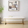 Midas Antique Gold Bench, Furniture by Uttermost, 60" width x 19.5" height x 18" depth thumbnail 2