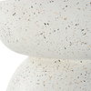 Inhale Cast White Accent Table, Side & End Table by Uttermost, 15.75" width x 17.75" height x 15.75" depth thumbnail 6