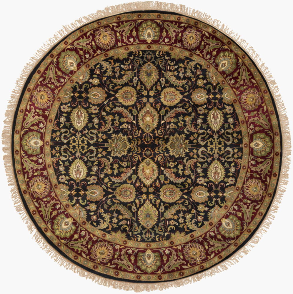 Taj Mahal Handmade Rug, by Surya, 8' length x 8' width