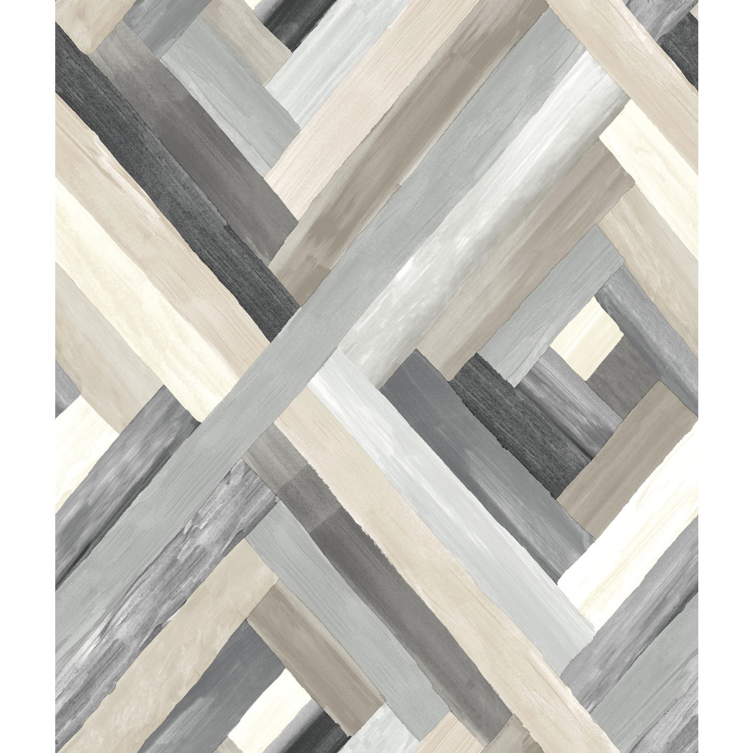 Wynwood Geometric Grey Wallpaper, by York Wall, 33' length x 1'8.5" width x 0.02" depth View 1