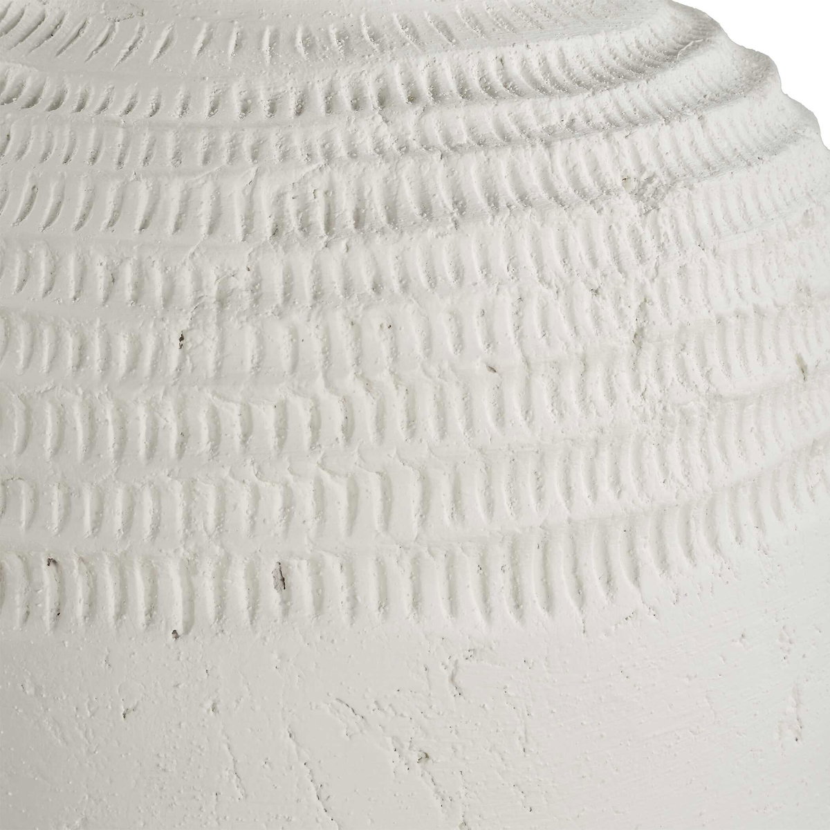 Luna Ridge White Ceramic Vases Set/2, by Uttermost, 11.75" width x 14.25" height x 11.75" depth View 7