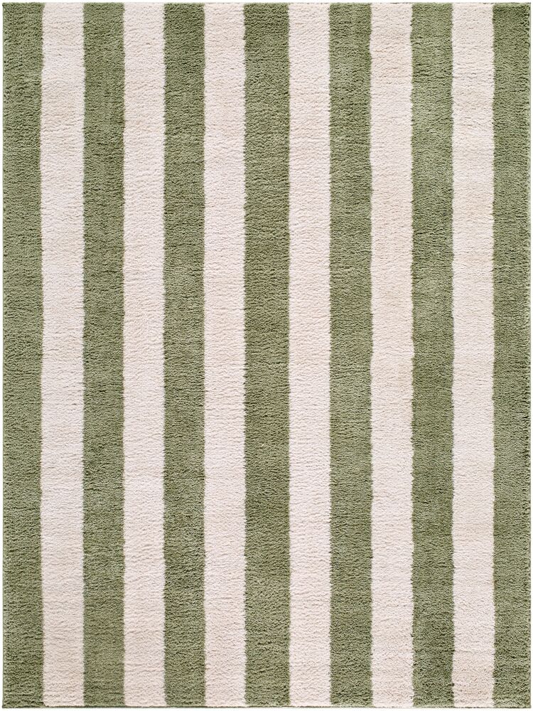 Fossay Shag Machine Woven Rug, by Surya, 6'11.86" length x 5'2.99" width