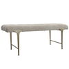 Imperial Upholstered Gray Bench thumbnail 7