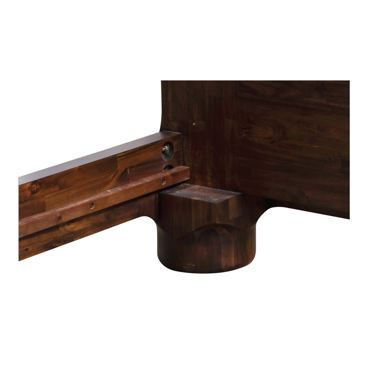 Rowan Bed Queen Dark Brown, by Moe's Home, 66" width x 40" height x 89" depth View 7