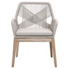 Loom Outdoor Arm Chair, Set of 2, Dining Chair by Essentials for Living, 24" width x 33" height x 26" depth thumbnail 1