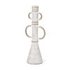 Ziva Large Distressed White Metal Sculptural Object thumbnail 0