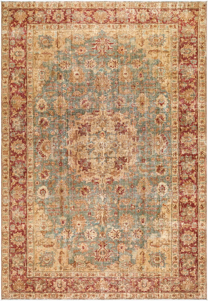 Antique One of a Kind Handmade Rug, by Surya, 11'7" length x 8' width