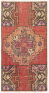 Antique One of a Kind Handmade Rug, by Surya, 2'9" length x 1'5" width thumbnail