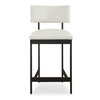 Apsley Black Counter Stool, Counter & Bar Stool by Uttermost, 18" width x 37" height x 22.5" depth thumbnail 1