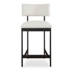 Apsley Black Counter Stool, Furniture by Uttermost, 18" width x 37" height x 22.5" depth thumbnail 1