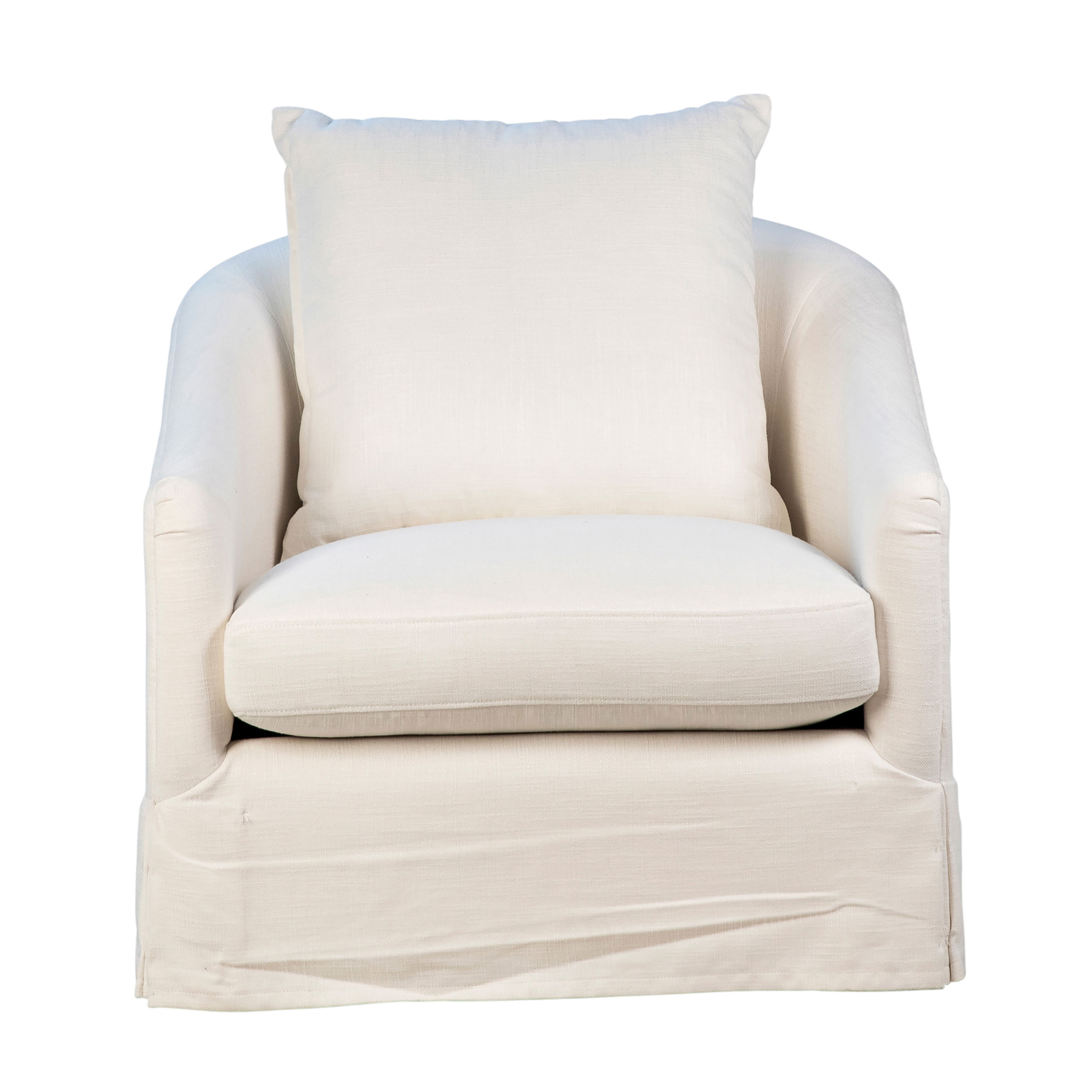 Laura Swivel Chair White large image 