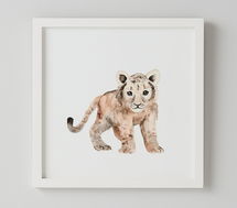 Online Designer Nursery Lion Nursery Animal Art