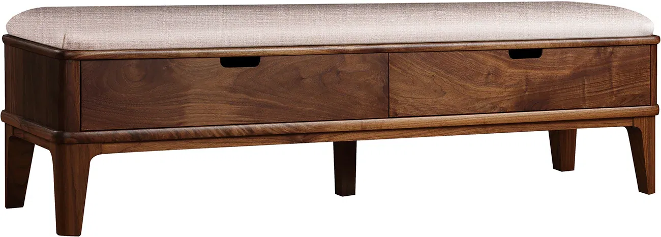 Walnut Grove Bench, Benche by Stickley, 61" width x 18" height x 17" depth