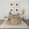 Grier 84'L x 38'W Dining Table | Modern | Light Brown Wood & Light Brown Wood Cane | Seats 8, by Mercana, 84" length x 38" width x 30" height thumbnail 2