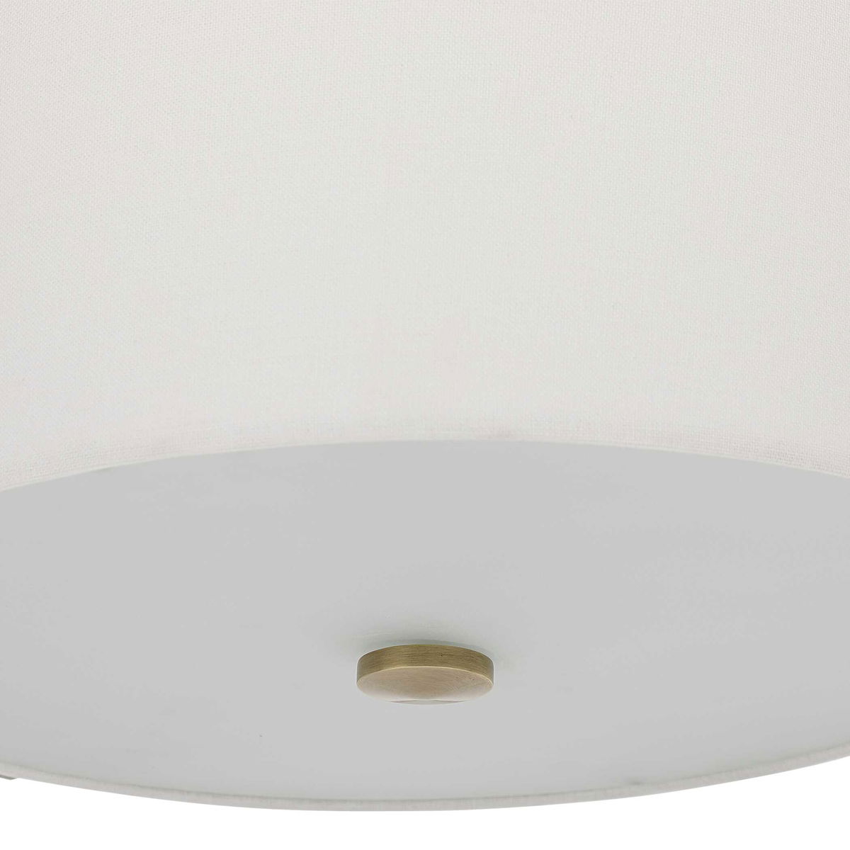 Colfax Brass 3 Light Semi Flush, Semi Flush Mount by Uttermost, 21" width x 11.25" height x 21" diameter x 21" depth View 6