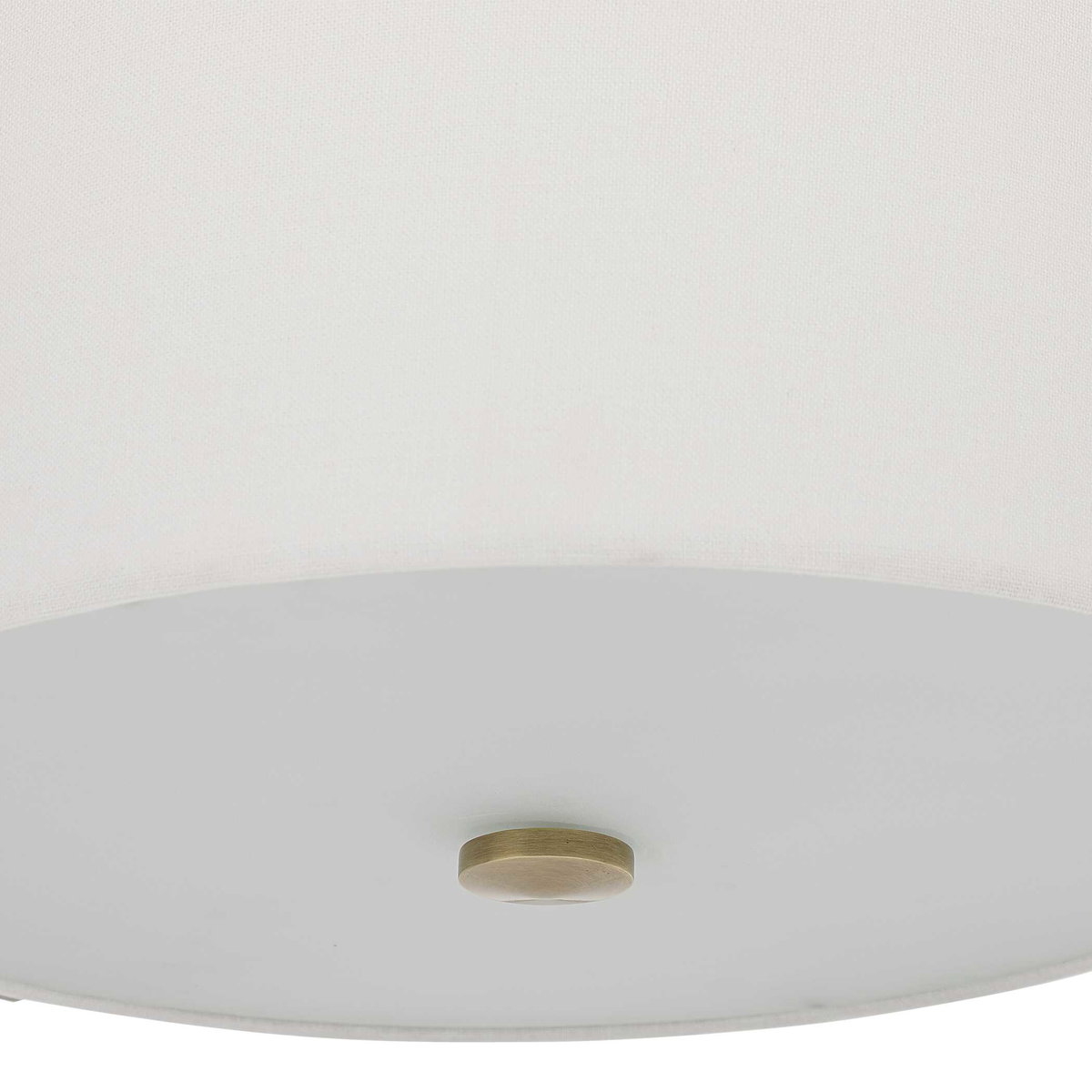 Colfax Brass 3 Light Semi Flush, by Uttermost, 1'9" width x 11.25" height x 1'9" diameter x 1'9" depth View 6