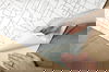 Cubist Cityscape Grey Peel & Stick Wallpaper thumbnail 4