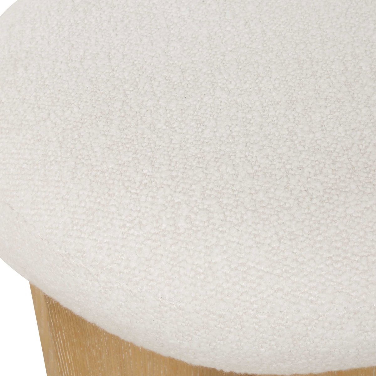 Lainie Minimalist Accent Stool, Low Stool by Uttermost, 18" width x 18.5" height x 18" depth View 6