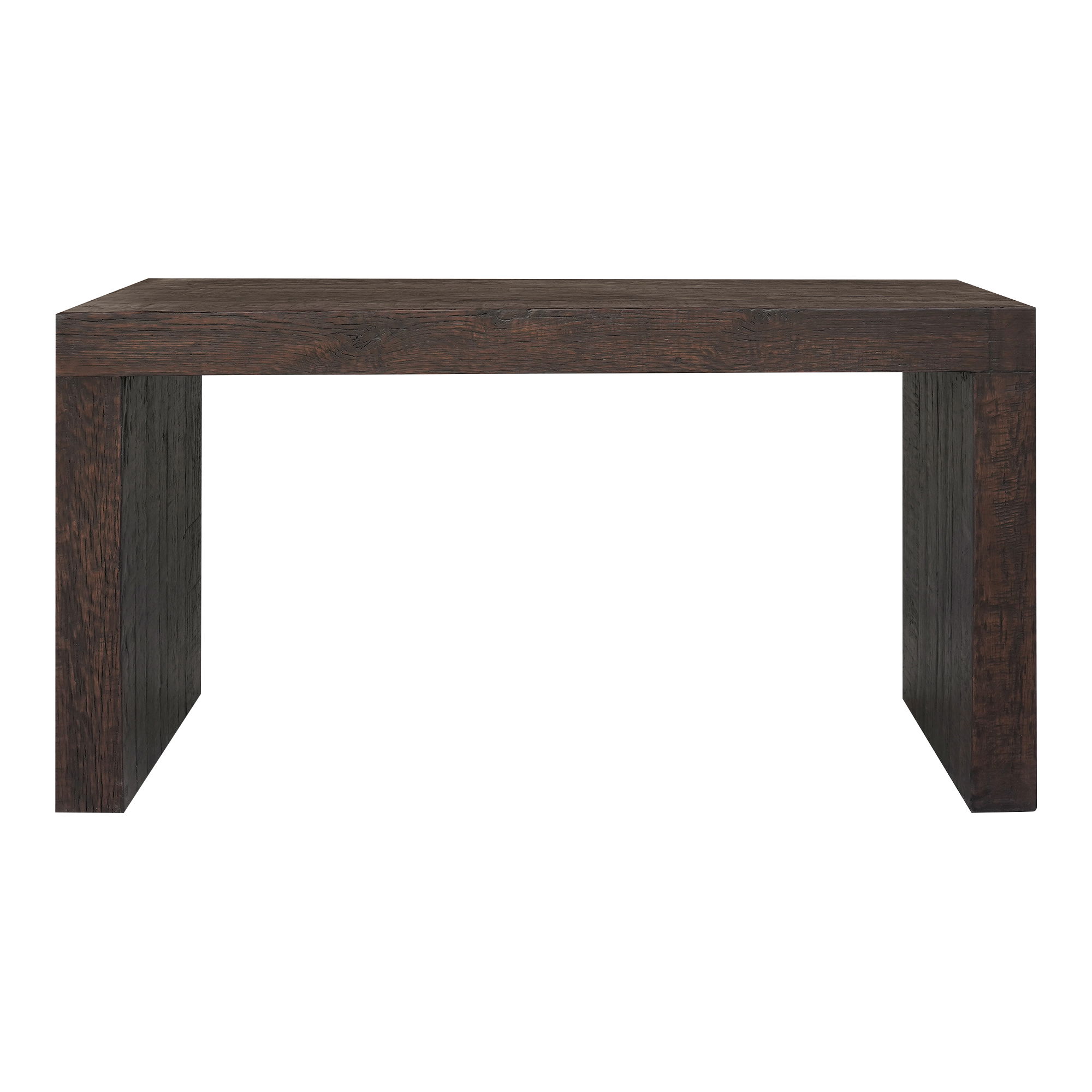 Evander Console Table Rustic Brown, by Moe's Home, 55" width x 31" height x 15" depth View 1