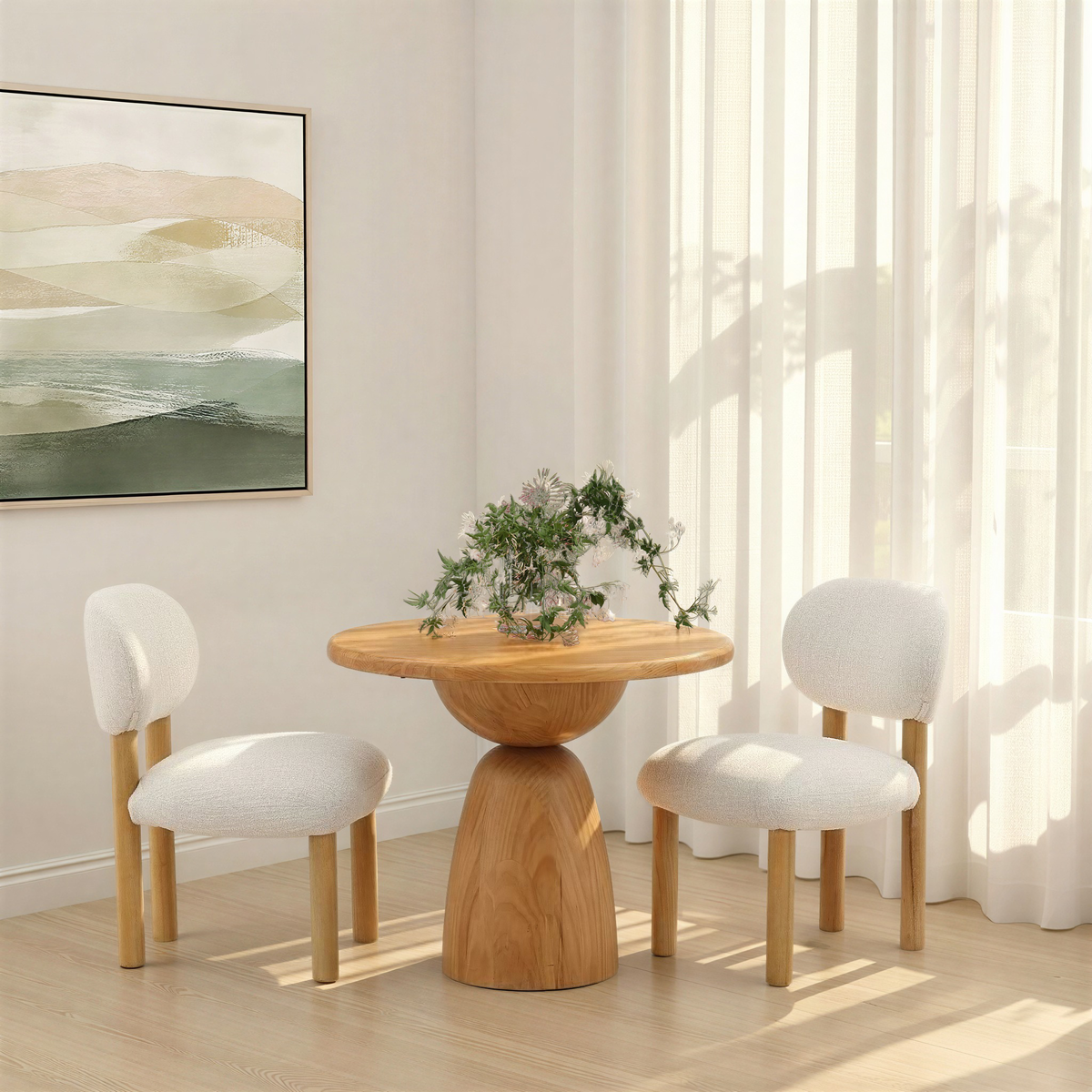 Cabrera Bistro Table, Dining Table by Dovetail, 36" width x 30" height x 36" depth View 5