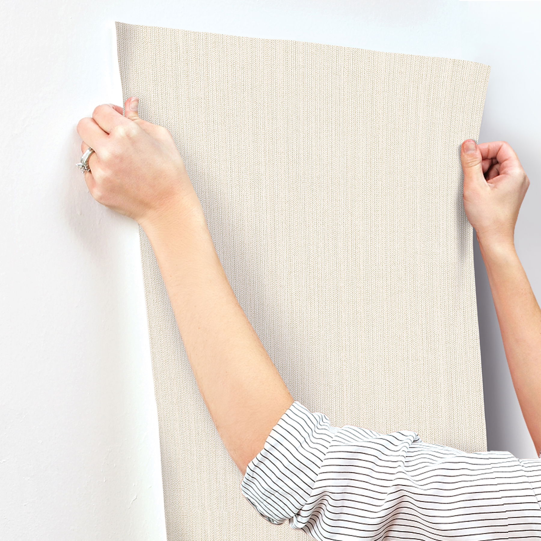 Dutch Braid Linen Wallpaper large image 