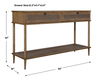 Coast Rattan Console Table, Furniture by Uttermost, 52" width x 32" height x 16" depth thumbnail 3